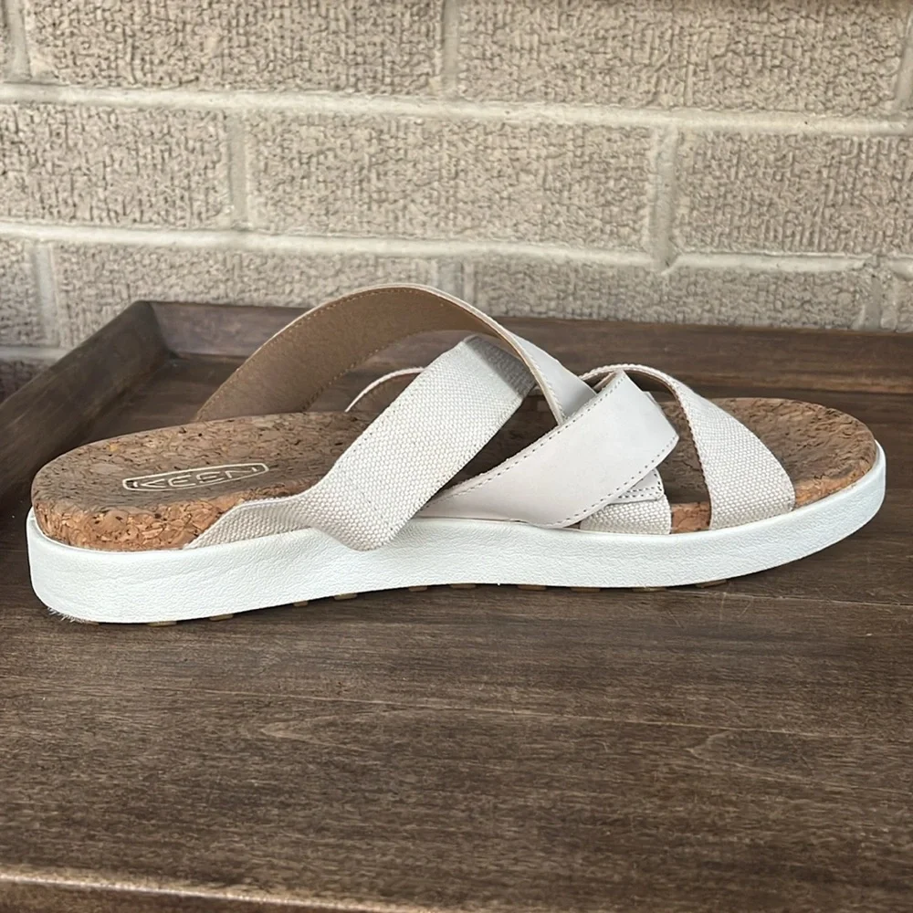 KEEN ELLE MIXED SLIDE BIRCH Women’s Size 11 - Picture 6 of 12